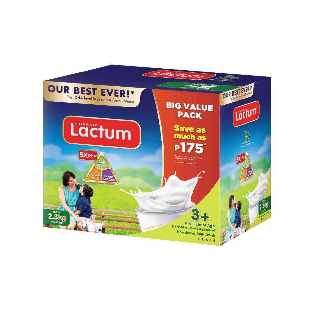 Lactum for 1-3 Years Old Plain 2.3kg Milk Supplement Powder Lactum for 1-3 Years Old Plain 2.3kg Milk Supplement Powder